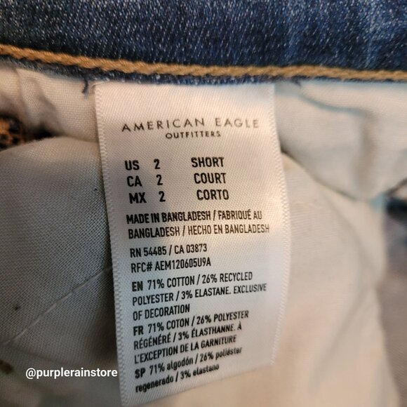 American Eagle Jeans 2 S Jegging Next Level Stretch Hi Rise Medium Light Wash - Picture 5 of 12